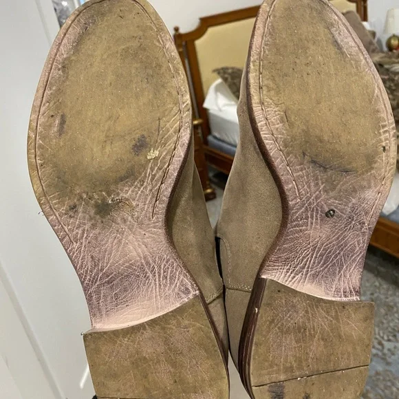 RW by Robert Wayne mens suede beige boots - we-bc.ca display picture 1